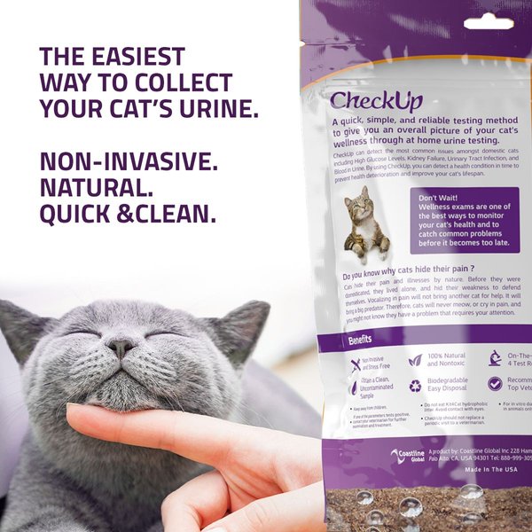 Show full view: CheckUp at Home Wellness Urine Testing for Cats slide 3 of 10