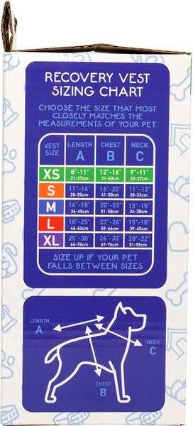 Show full view: Calm Paws Calming Recovery Dog Vest, X-Small slide 3 of 10