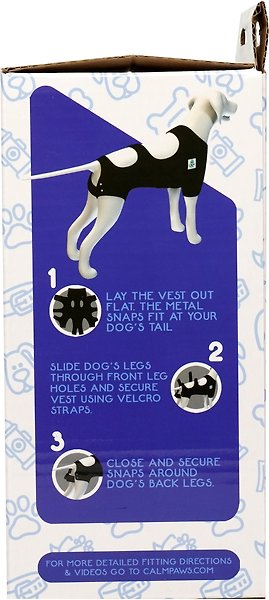 Show full view: Calm Paws Calming Recovery Dog Vest, X-Small slide 4 of 10