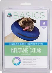 Calm Paws Basic Inflatable Dog Collar, Medium