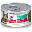 Show in main carousel: Hill's Science Diet Adult Perfect Weight Liver & Chicken Entree Canned Cat Food, 82-g can, case of 24 slide 1 of 11