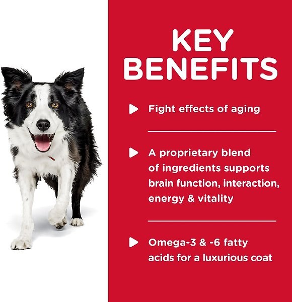 Show full view: Hill's Science Diet Adult 7+ Senior Vitality Chicken & Vegetable Stew Canned Dog Food, 354-g can, case of 12 slide 4 of 11