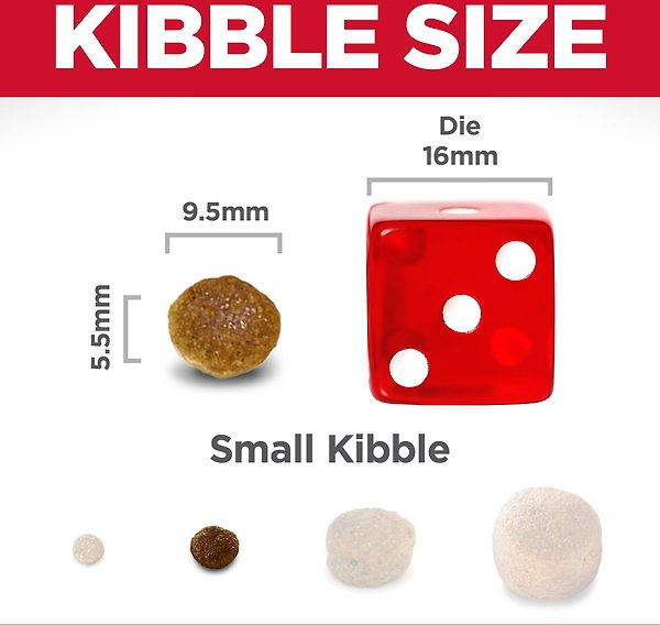 Show full view: Hill's Science Diet Adult Small Bites Chicken & Barley Recipe Dry Dog Food, 15.88-kg bag slide 4 of 10