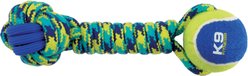 Zeus K9 Fitness Rope & TPR Dumbbell Dog Toy