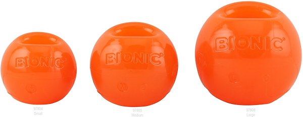 Show full view: Bionic Ball Treat Dispensing Dog Toy, Medium slide 5 of 10