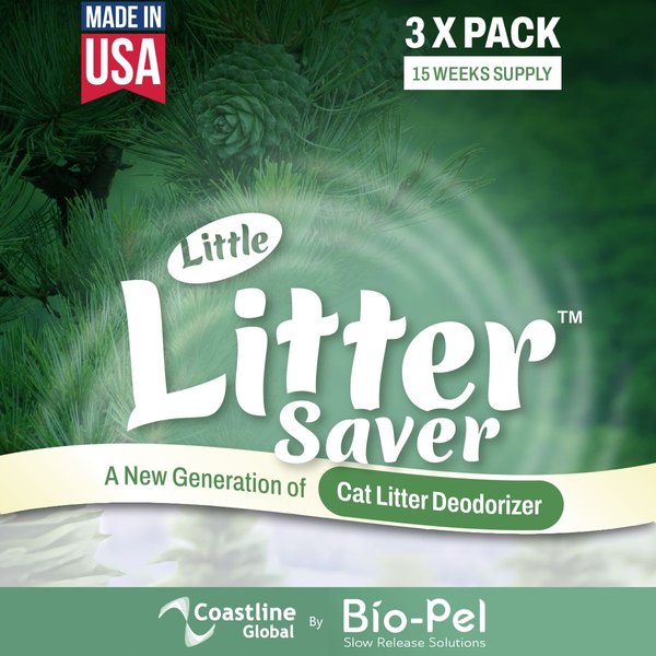 Show full view: Little Savers Litter Saver New Generation Cat Litter Box Deodorizer, Cedarwood Scent, 1-oz bag, 3 count slide 7 of 8