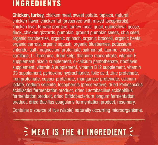 Show full view: Stella & Chewy's Wild Red Raw Coated Kibble Grain-Free Prairie Recipe Dry Dog Food, 1.59-kg bag slide 5 of 10