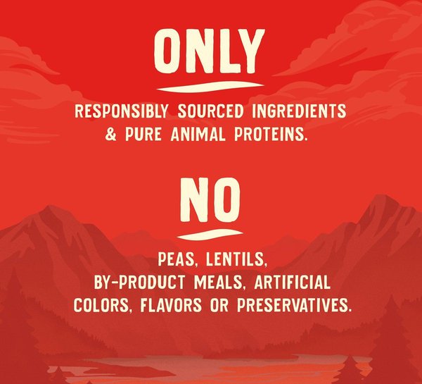 Show full view: Stella & Chewy's Wild Red Raw Coated Kibble Grain-Free Red Meat Recipe Dry Dog Food, 1.59-kg bag slide 9 of 10