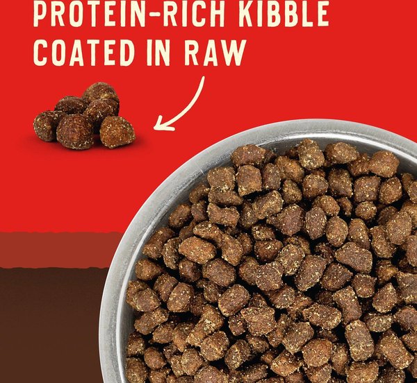 Show full view: Stella & Chewy's Wild Red Raw Coated Kibble Grain-Free Red Meat Recipe Dry Dog Food, 9.53-kg bag slide 3 of 10