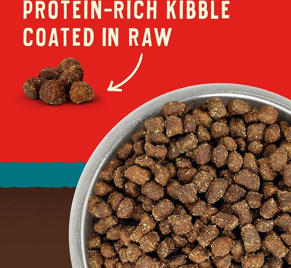 Show full view: Stella & Chewy's Wild Red Raw Coated Kibble Grain-Free Ocean Recipe Dry Dog Food, 9.53-kg bag slide 3 of 10