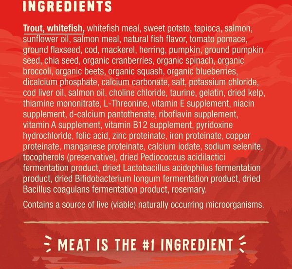 Show full view: Stella & Chewy's Wild Red Raw Coated Kibble Grain-Free Ocean Recipe Dry Dog Food, 9.53-kg bag slide 5 of 10