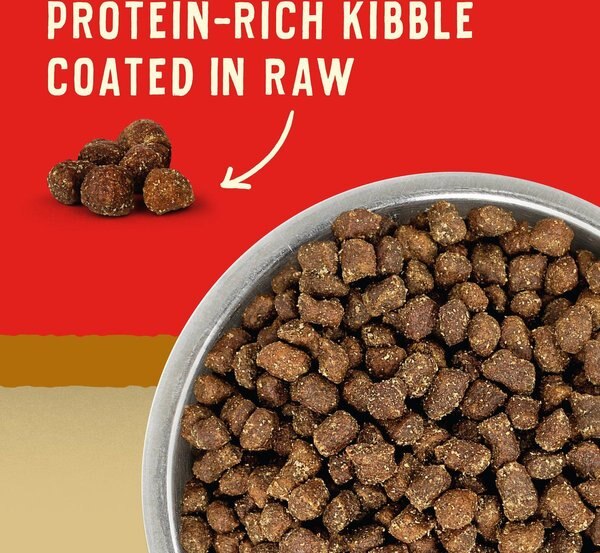 Show full view: Stella & Chewy's Wild Red Raw Coated Kibble Wholesome Grains Prairie Recipe Dry Dog Food, 1.59-kg bag slide 3 of 10