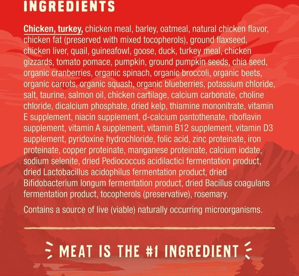 Show full view: Stella & Chewy's Wild Red Raw Coated Kibble Wholesome Grains Prairie Recipe Dry Dog Food, 1.59-kg bag slide 5 of 10