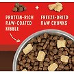 Show in main carousel: Stella & Chewy's Wild Red Raw Blend Kibble Grain-Free Red Meat Recipe Dry Dog Food, 9.53-kg bag slide 3 of 10
