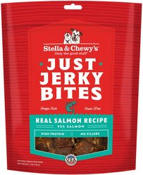 Stella & Chewy's Just Jerky Bites Real Salmon Recipe Grain-Free Dog Treats, 6-oz bag