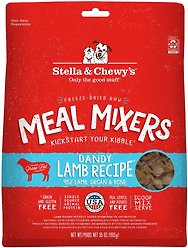 Stella & Chewy's Freeze-Dried Grain-Free Protein Rich Recipe Raw Dandy Lamb Meal Mixer Dog Food Topper, 35-oz bag