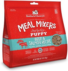 Stella & Chewy's Freeze-Dried Raw Meal Mixers Grain-Free Protein Rich Beef & Salmon Recipe Dog Food, 18-oz bag