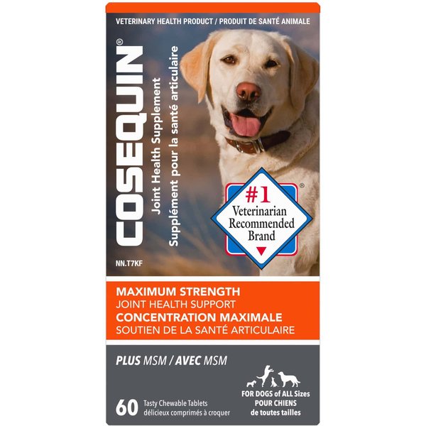 NUTRAMAX Cosequin Hip & Joint Maximum Strength Plus MSM Chewable
