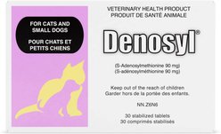 Nutramax Denosyl Liver & Brain Health Small Dog & Cat Supplement, 30 count