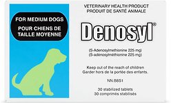 Nutramax Denosyl Liver & Brain Health Medium Dog Supplement, 30 count