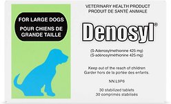 Nutramax Denosyl Liver & Brain Health Large Dog Supplement, 30 count