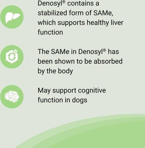 Show full view: Nutramax Denosyl Liver & Brain Health Large Dog Supplement, 30 count slide 4 of 6