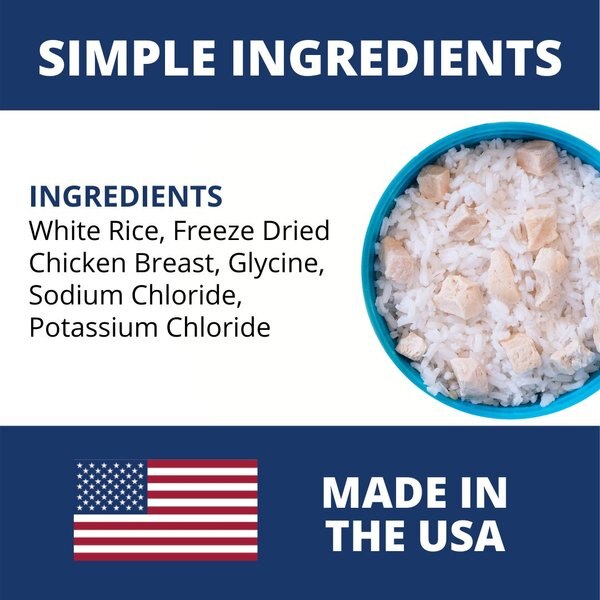 Show full view: Under the Weather Rice & Chicken Freeze-Dried Dog Food, 6-oz bag, 3 count slide 5 of 9