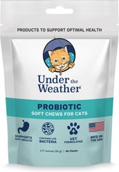 Under the Weather Probiotic Soft Chews Cat Supplement, 60 count