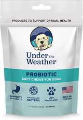 Under the Weather Probiotic Soft Chews Dog Supplement, 60 count