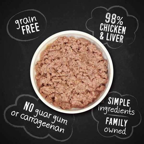 Show full view: Hound & Gatos 98% Chicken & Liver Grain-Free Canned Cat Food, 5.5-oz, case of 24 slide 3 of 9