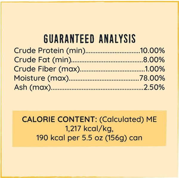 Show full view: Hound & Gatos 98% Chicken & Liver Grain-Free Canned Cat Food, 5.5-oz, case of 24 slide 7 of 9