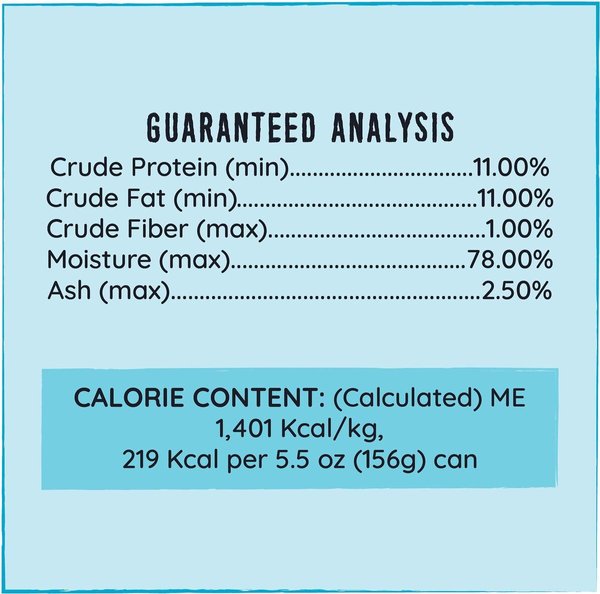 Show full view: Hound & Gatos 98% Salmon, Mackerel & Sardine Grain-Free Canned Cat Food, 5.5-oz, case of 24 slide 7 of 9