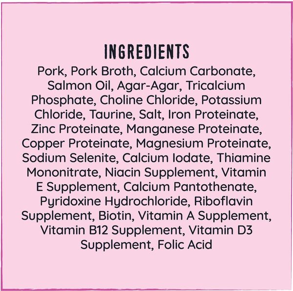 Show full view: Hound & Gatos 98% Pork Formula Grain-Free Canned Cat Food, 5.5-oz, case of 24 slide 5 of 8