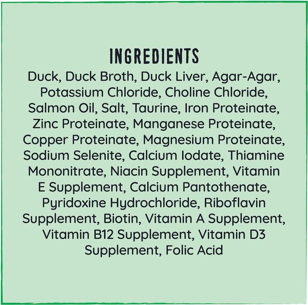 Show full view: Hound & Gatos 98% Duck & Liver Formula Grain-Free Canned Cat Food, 5.5-oz, case of 24 slide 5 of 8