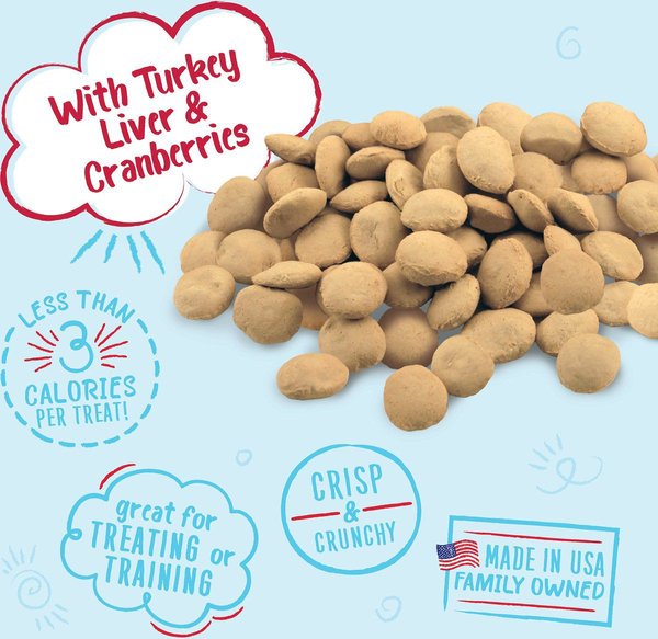 Show full view: Charlee Bear Turkey Liver & Cranberries Flavor Dog Treats, 16-oz bag slide 3 of 9