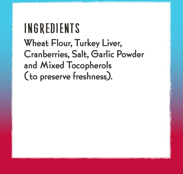 Show full view: Charlee Bear Turkey Liver & Cranberries Flavor Dog Treats, 16-oz bag slide 6 of 9