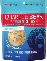 Charlee Bear Chicken Soup & Garden Veggie Flavor Dog Treats, 16-oz bag