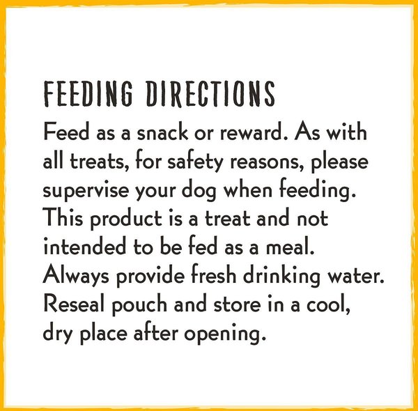 Show full view: Charlee Bear Natural Bear Crunch Grain-Free Chicken, Pumpkin & Apple Dog Treats, 8-oz bag slide 8 of 9