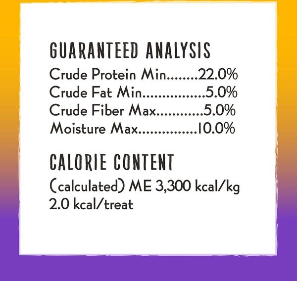 Show full view: Charlee Bear Natural Bear Crunch Grain-Free Turkey, Sweet Potato & Cranberry Dog Treats, 8-oz bag slide 7 of 9