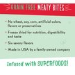 Show in main carousel: Charlee Bear Meaty Bites Beef Liver & Apples Grain-Free Freeze-Dried Dog Treats, 2.5-oz bag slide 4 of 9