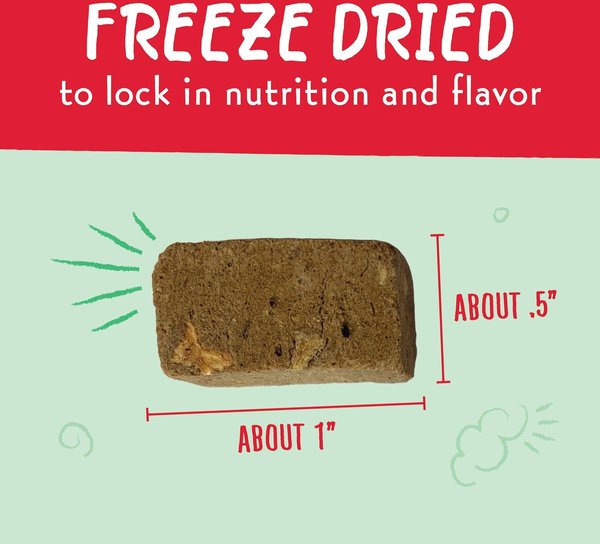 Show full view: Charlee Bear Meaty Bites Beef Liver & Sweet Potatoes Grain-Free Freeze-Dried Dog Treats, 2.5-oz bag slide 5 of 9