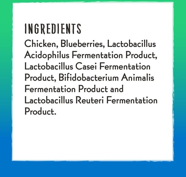 Show full view: Charlee Bear Meaty Bites Chicken & Blueberries Grain-Free Freeze-Dried Dog Treats, 2.5-oz bag slide 6 of 9
