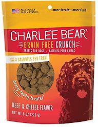 Charlee Bear Beef & Cheese Dog Treat, 8-oz bag