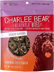 Charlee Bear Bearnola Bites Pumpkin Spice Flavor Dog Treats, 8-oz bag