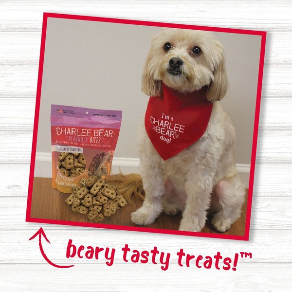 Show full view: Charlee Bear Bearnola Bites Peanut Butter & Honey Flavor Dog Treats, 8-oz bag slide 8 of 9