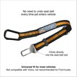 Show in main carousel: Kurgo Direct to Seatbelt Dog Collar Tether slide 2 of 9