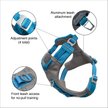 Show in main carousel: Kurgo Journey Air Polyester Reflective No Pull Dog Harness, Coastal Blue/Charcoal, Small: 16 to 22-in chest slide 2 of 10