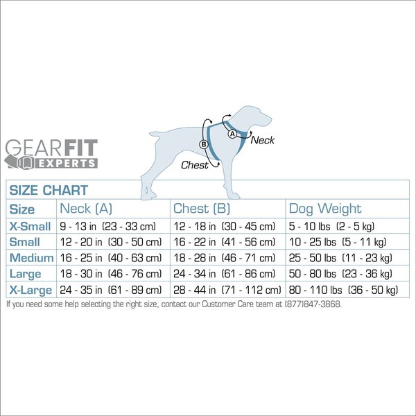 Show full view: Kurgo Journey Air Polyester Reflective No Pull Dog Harness, Coastal Blue/Charcoal, Small: 16 to 22-in chest slide 6 of 10