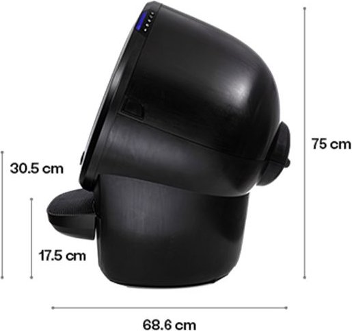 Show full view: Litter-Robot 4 Automatic Self-Cleaning Cat Litter Box, Black slide 4 of 10