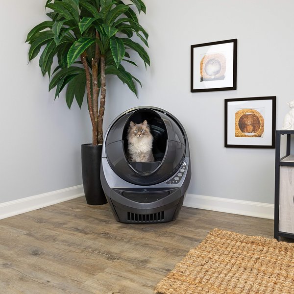 Show full view: Litter-Robot 3 Cat Litter Box Fence, Black slide 4 of 4